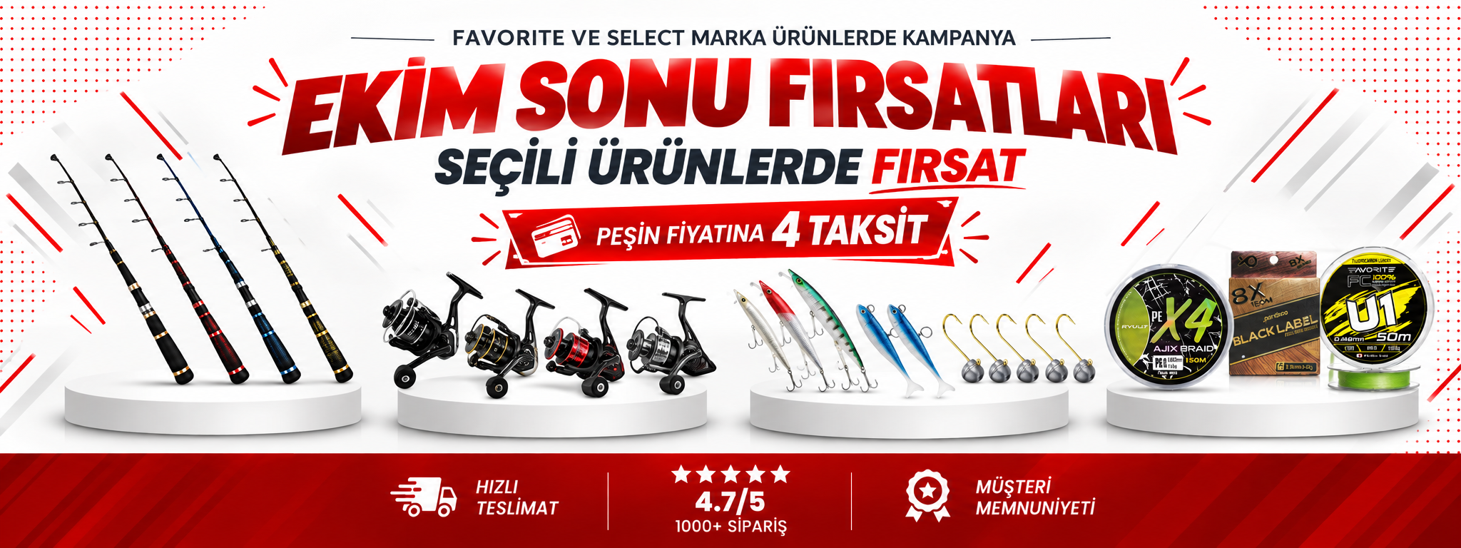Ekim Sonu Olta Ürünleri Fırsatları