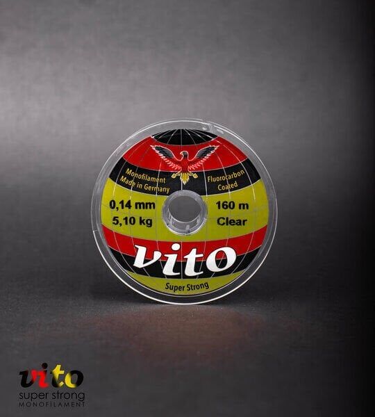 Vito 160M Misina Şeffaf Fluorocarbon Kaplama