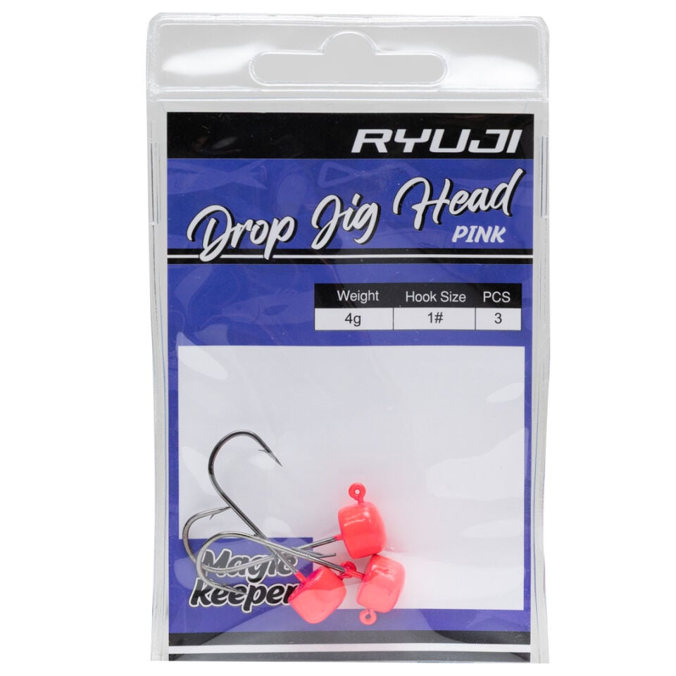 Ryuji Drop Pink UV Jighead