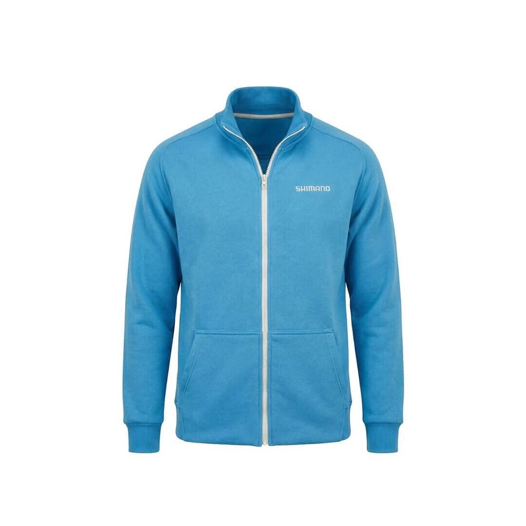 Shimano Zipper Sweatshirt Blue Polar Jacket