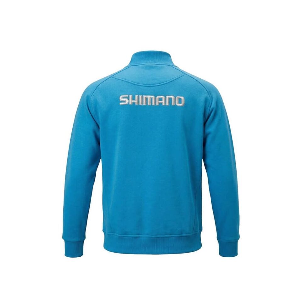 Shimano Zipper Sweatshirt Blue Polar Jacket