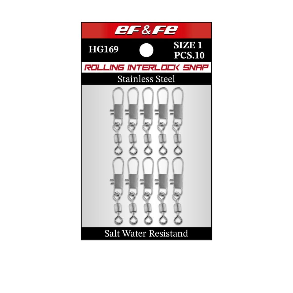 Effe Rolling Interlock Snap Klipsli Fırdöndü
