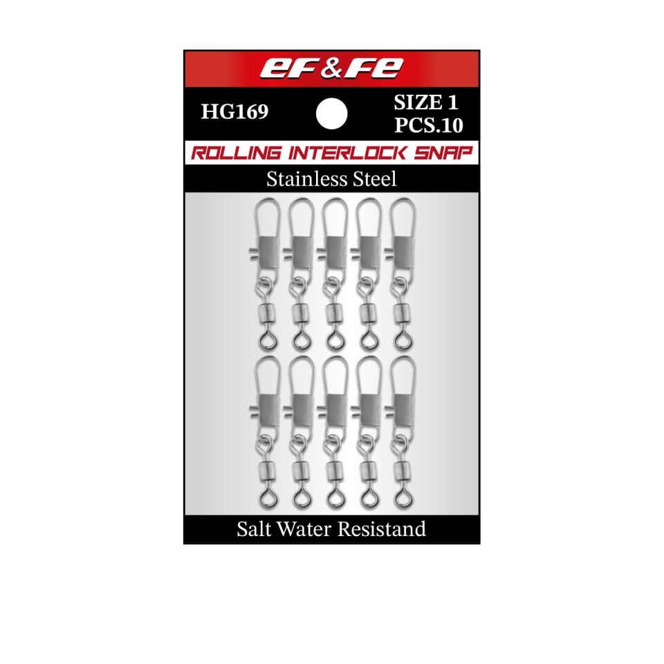 Effe Rolling Interlock Snap Klipsli Fırdöndü