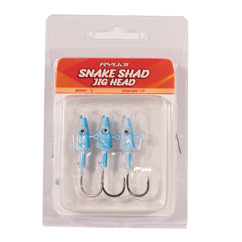 Ryuji Snake Shad Jig Head 14 Gr 3/0 (3 Ad)