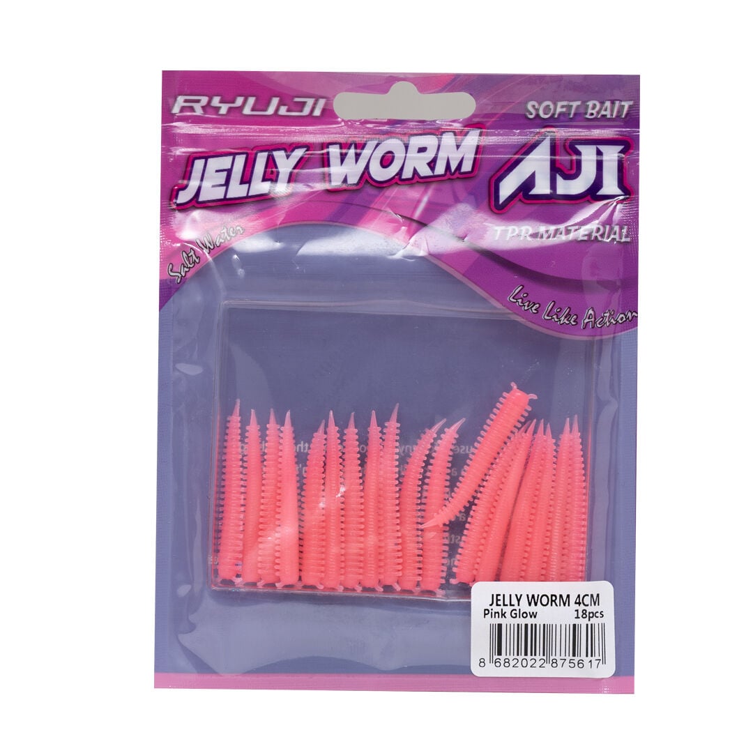 Ryuji Jelly Worm 4 cm Lrf Silikonu