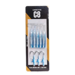 Caretta C8 8 cm 5.5 gr Silikon Yem