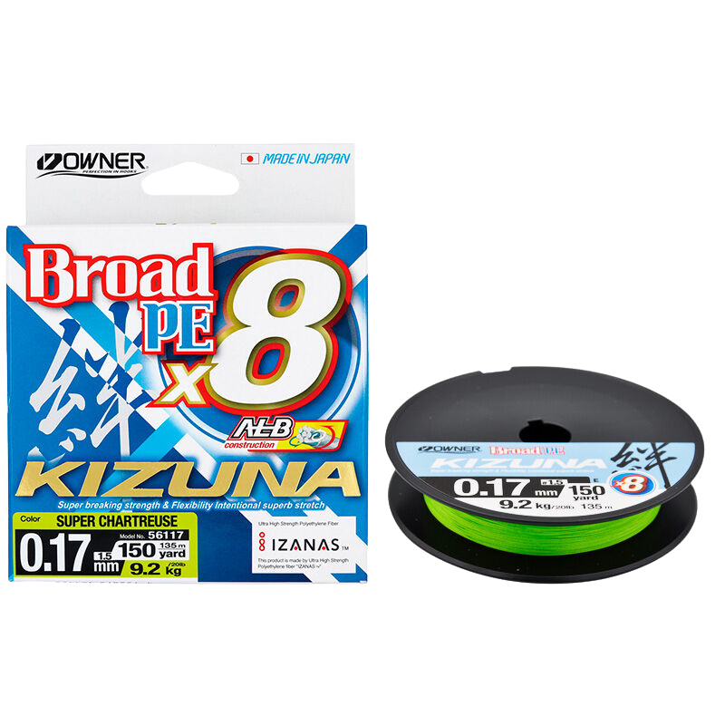 Kizuna 56117 Pe 135m Alb Construction x8 Super Chartreuse