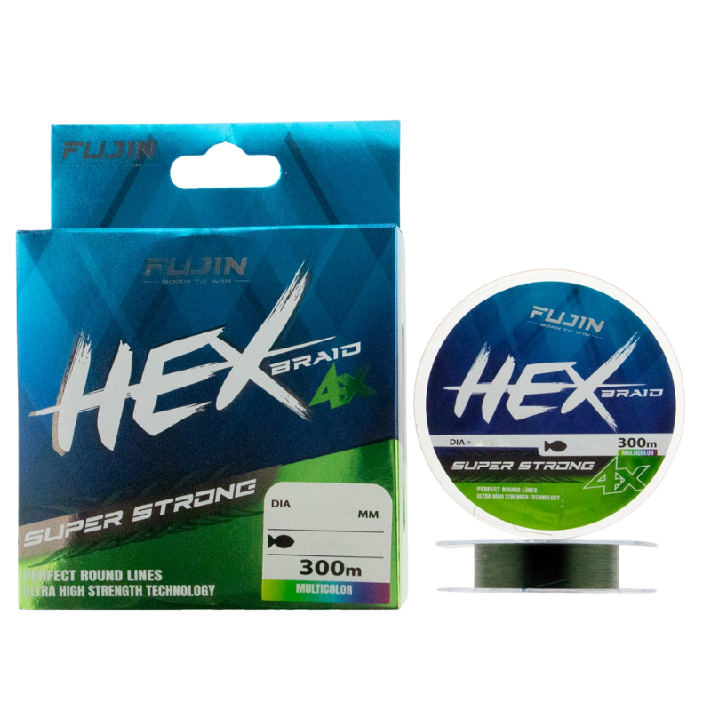 Fujin Hex Braid 4x 300mt Multicolor İp Misina