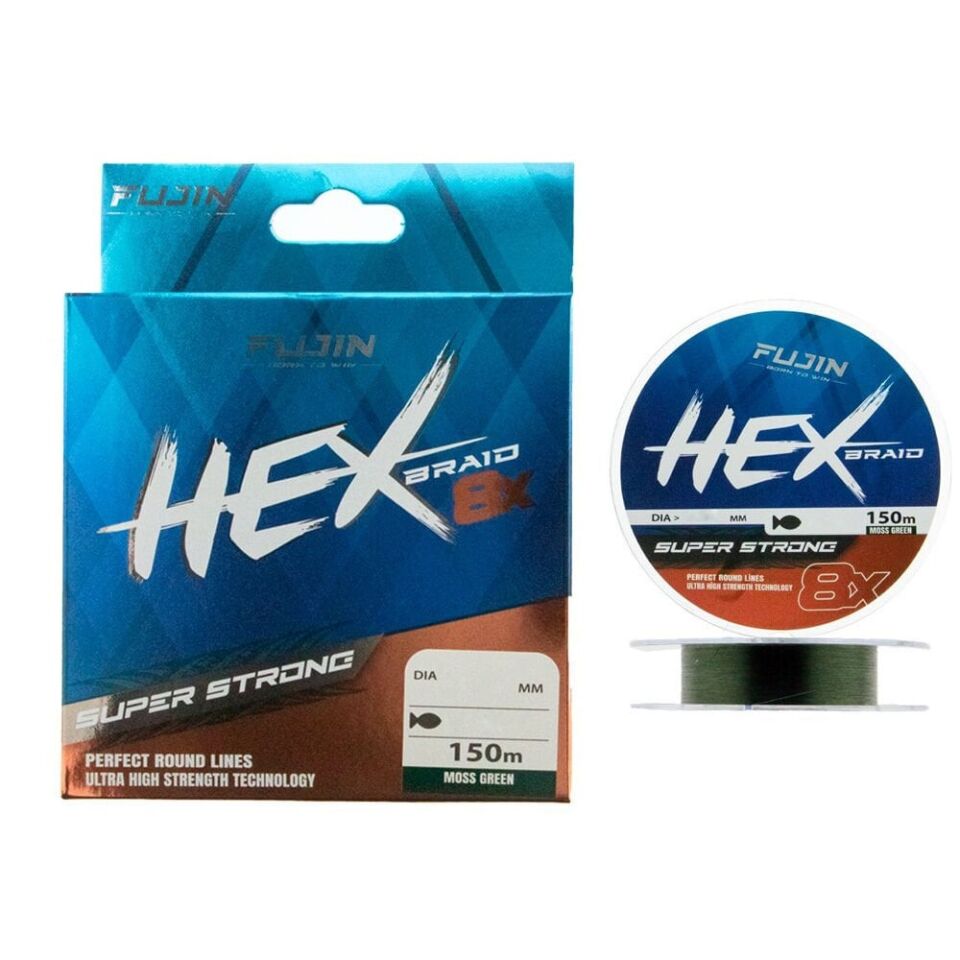 Fujin Hex 8X 150 Metre Moss green İp Misina