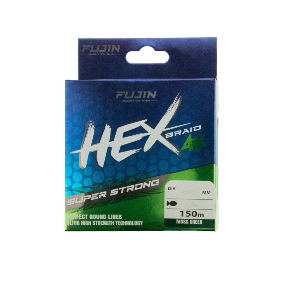 Fujin Hex 4X 150 Metre Moss Green İp Misina