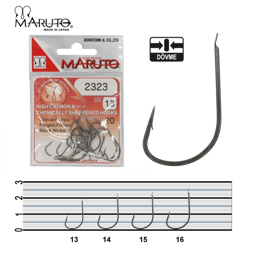 Maruto 2323 Black Nickel Olta İğnesi
