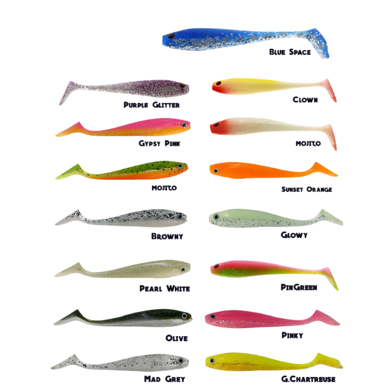 Fujin Duck Tail 9cm Silikon Balık