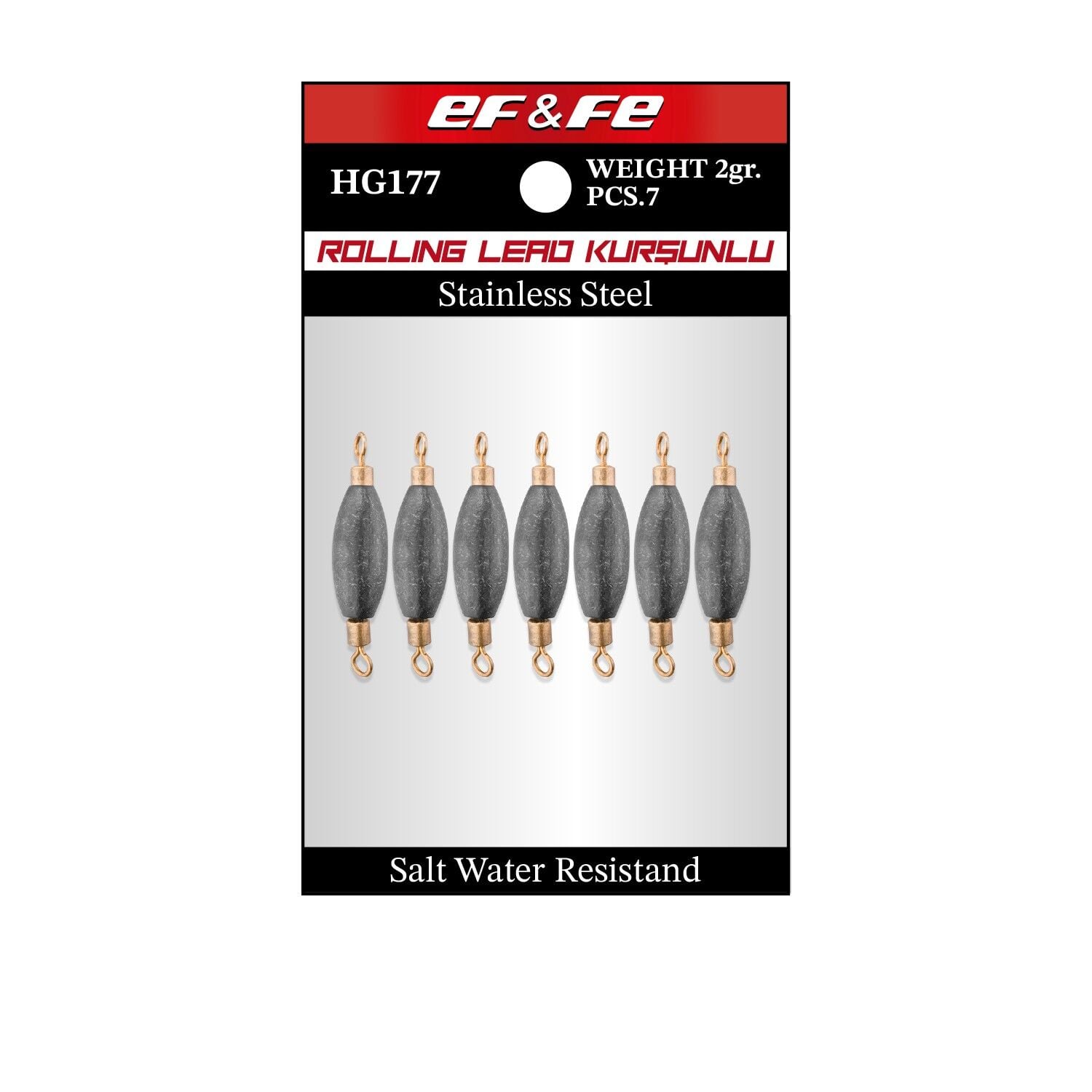 Effe Rolling Lead Çift Tarafı Kurşunlu