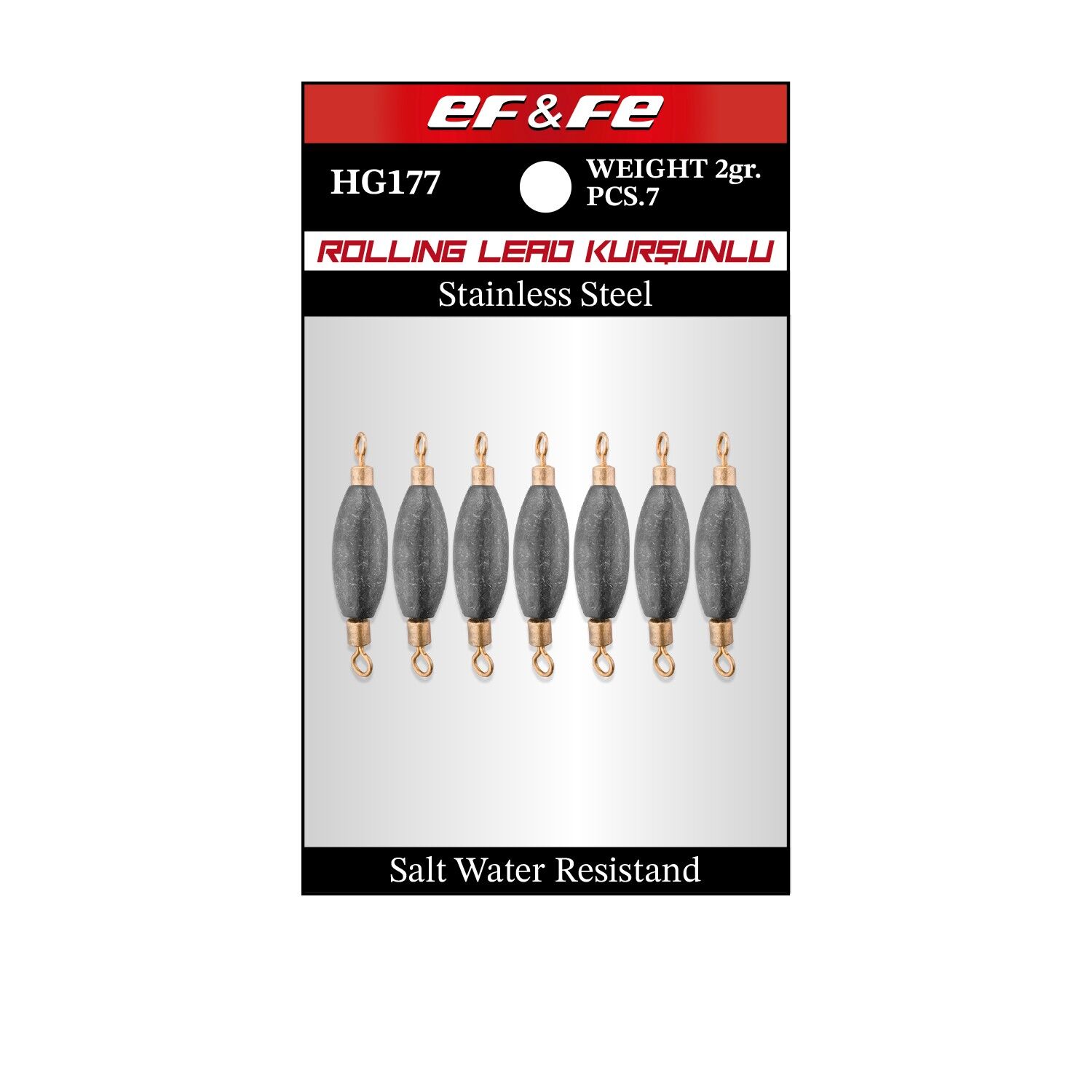 Effe Rolling Lead Çift Tarafı Kurşunlu