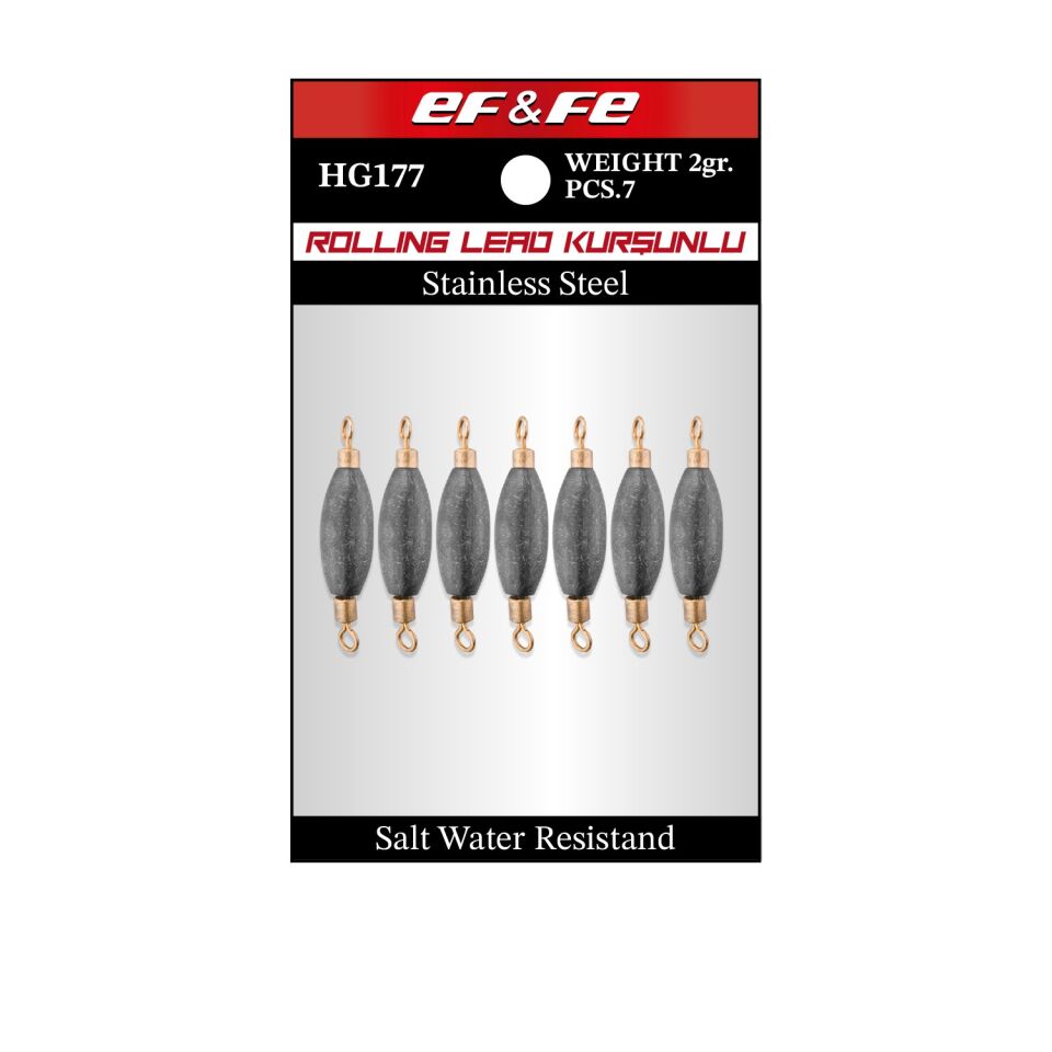 Effe Rolling Lead Çift Tarafı Kurşunlu