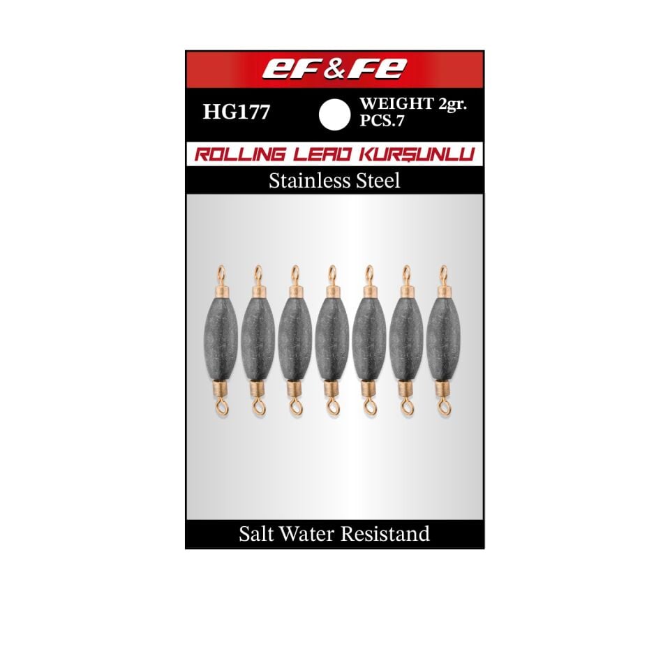 Effe Rolling Lead Çift Tarafı Kurşunlu