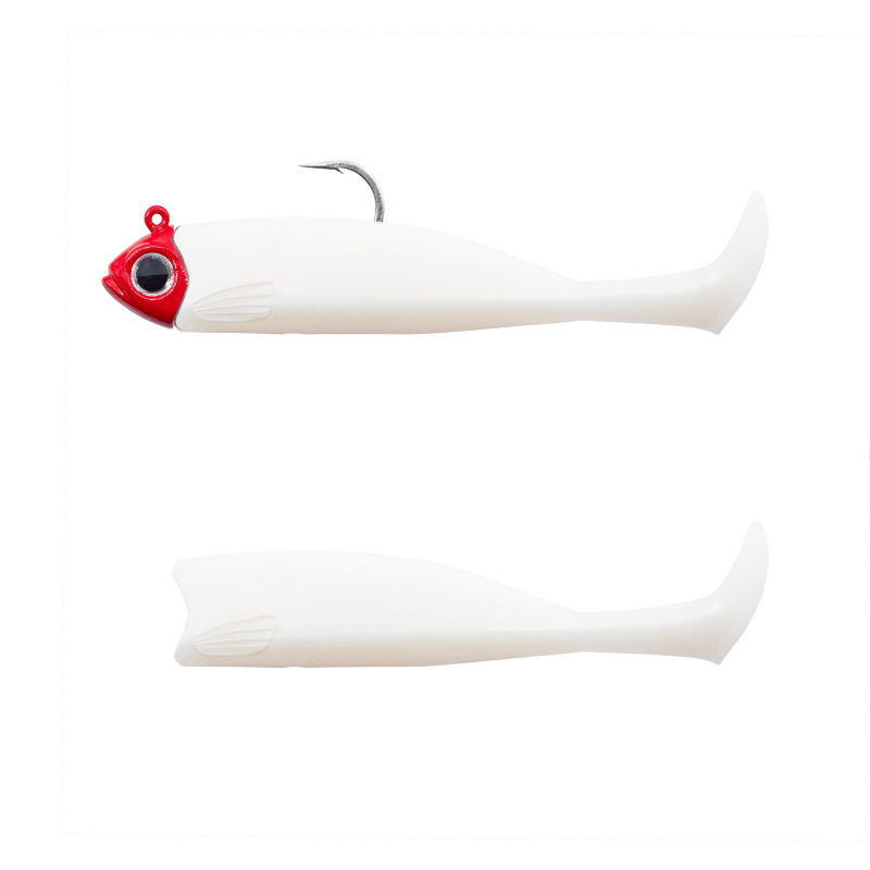 Fiiish Master Shad MS100/MS4517 4 Combo Light 8gr W.Coco Redhead