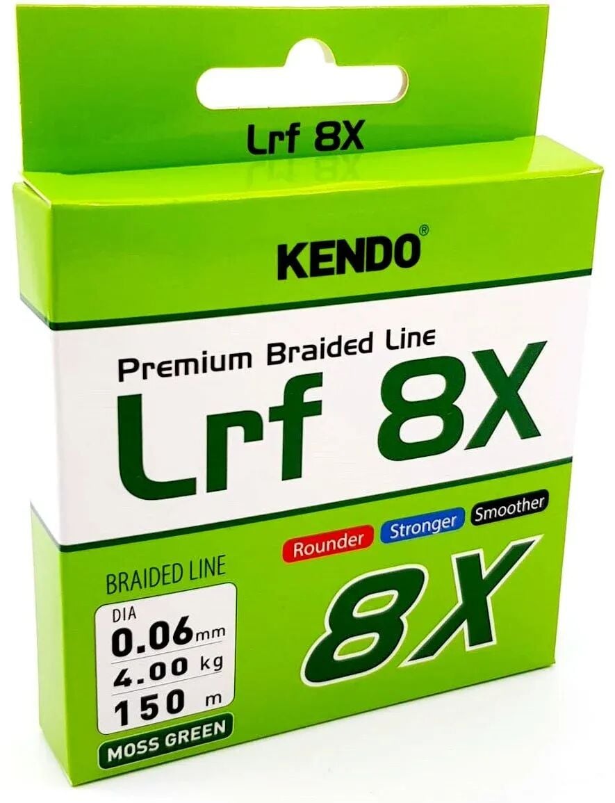 Kendo Lrf 8X Fighting 150 mt Örgü ip (Moss Green) 0,08 mm