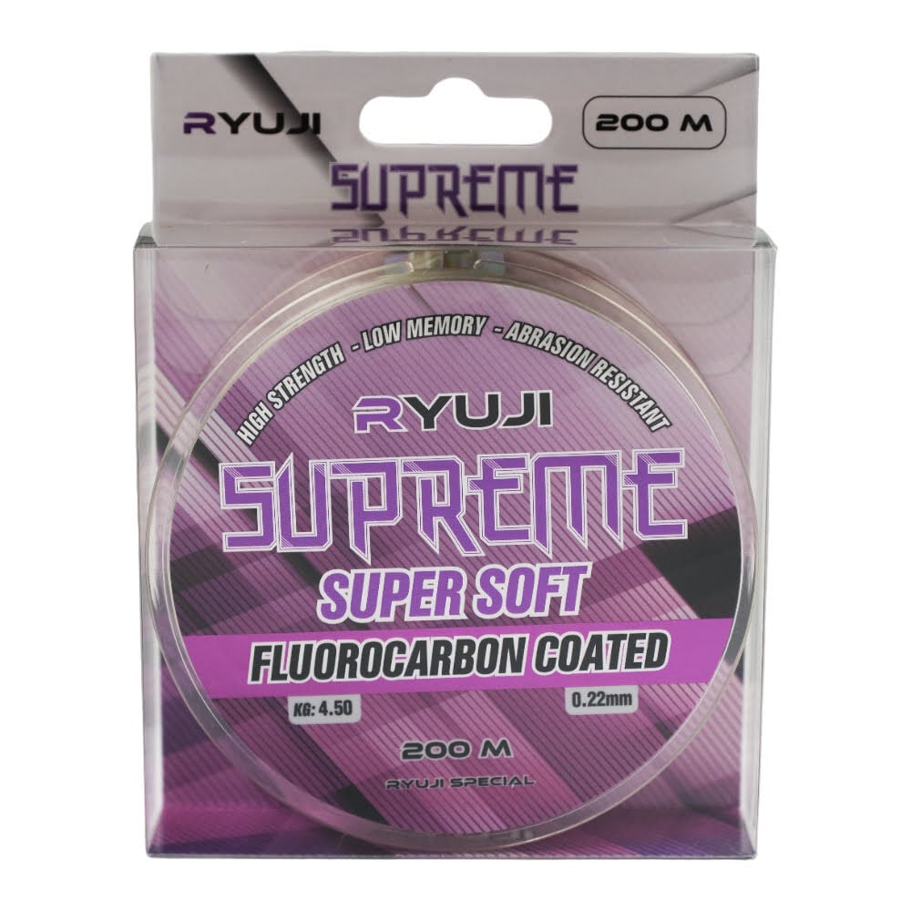 Ryuji Supreme 200m Yeşil Fluorocarbon Kaplama Misina