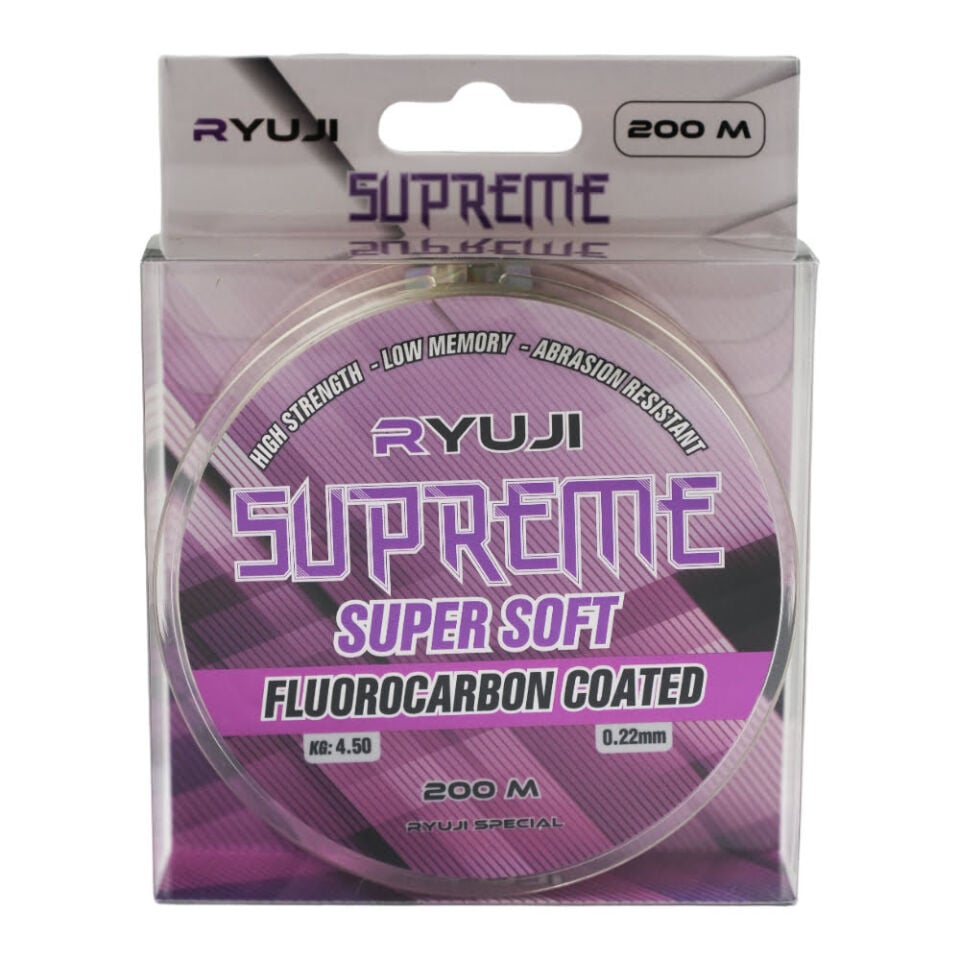 Ryuji Supreme 200m Yeşil Fluorocarbon Kaplama Misina