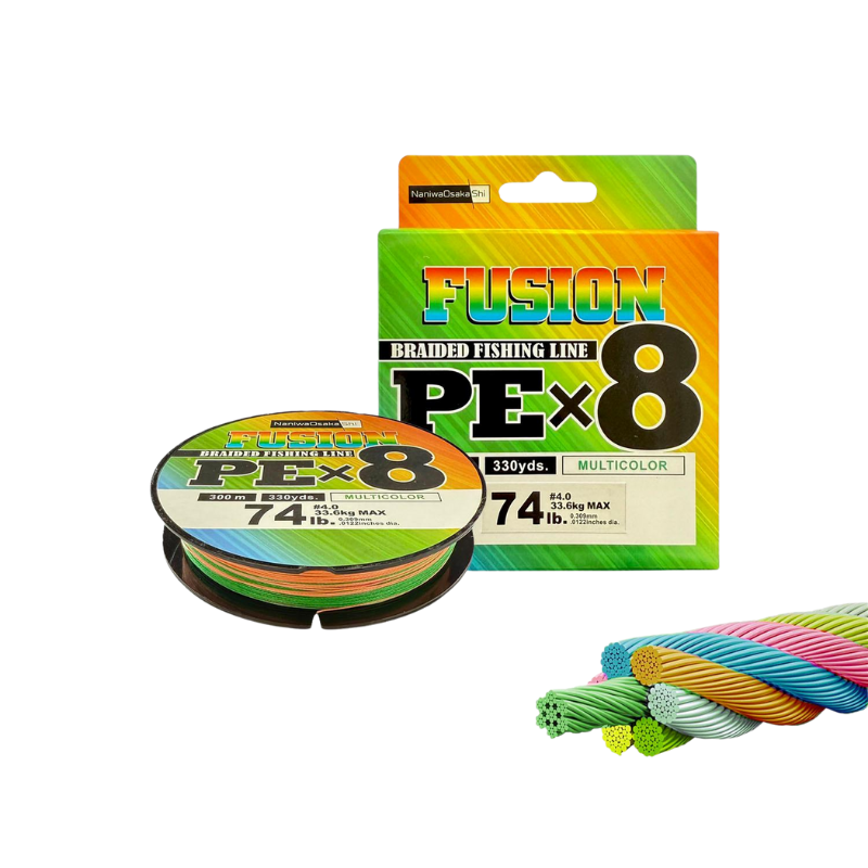 NaniwaOsakaShi Fusion 8X 300 mt Multicolor İp Misina