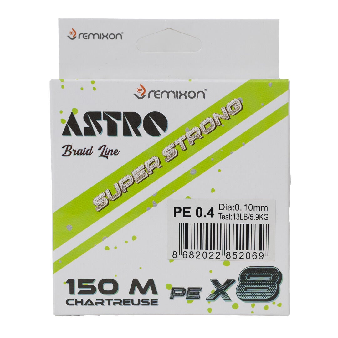 Remixon Astro 8X 150m Chartreuse İp Misina