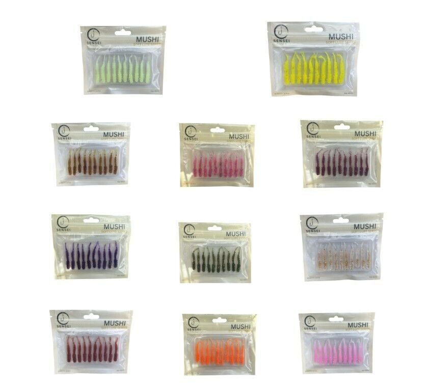 Sensei Mushi Soft Lure 45mm Floating Silikon Yem