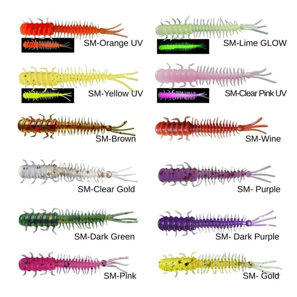 Sensei Mushi Soft Lure 45mm Floating Silikon Yem