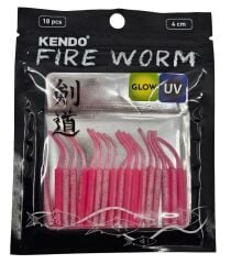 Kendo Fire Worm Lrf Silikonu 5 cm 18 Adet