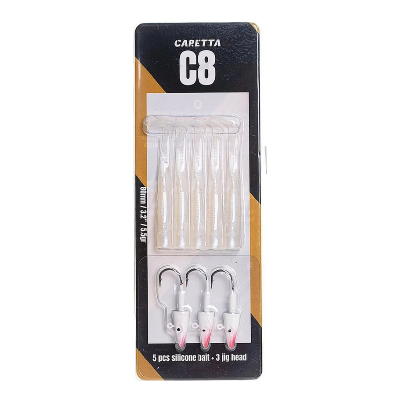 Caretta C8 8 cm 5.5 gr Silikon Yem