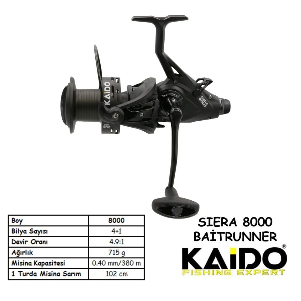 KAIDO Siera 8000 4+1 BB Sazan Makinesi