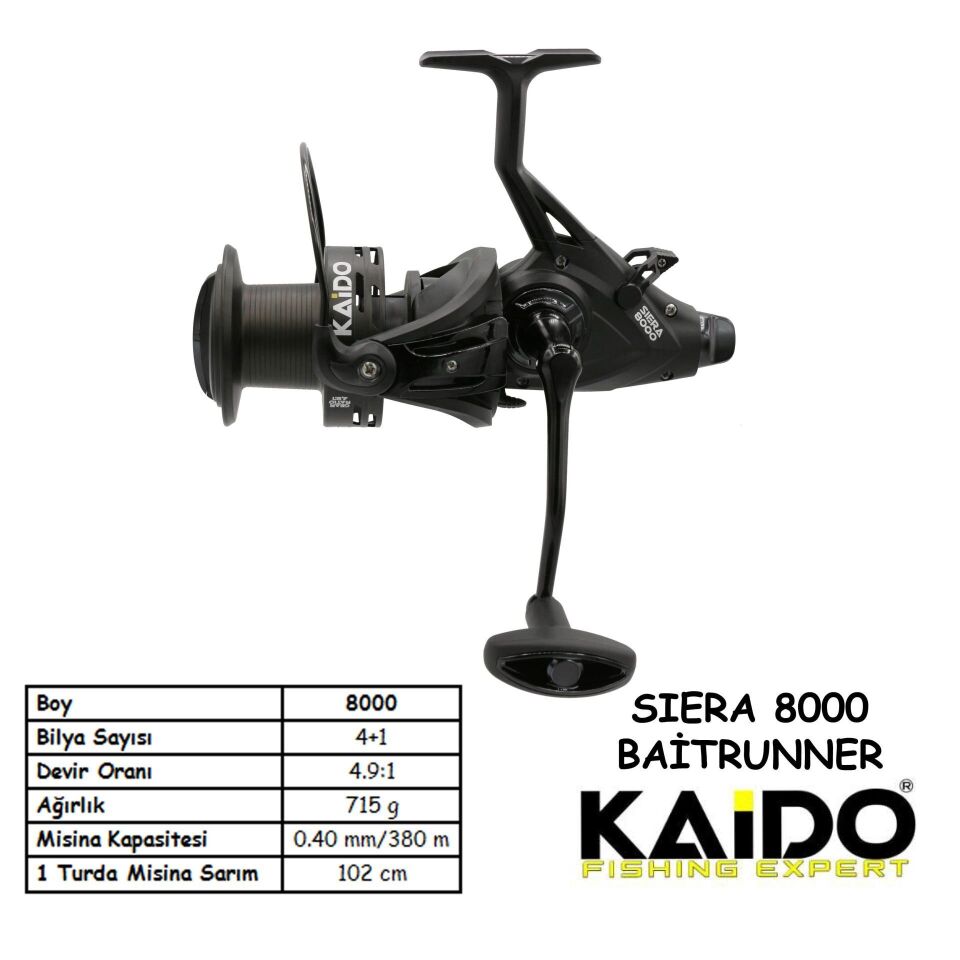 KAIDO Siera 8000 4+1 BB Sazan Makinesi