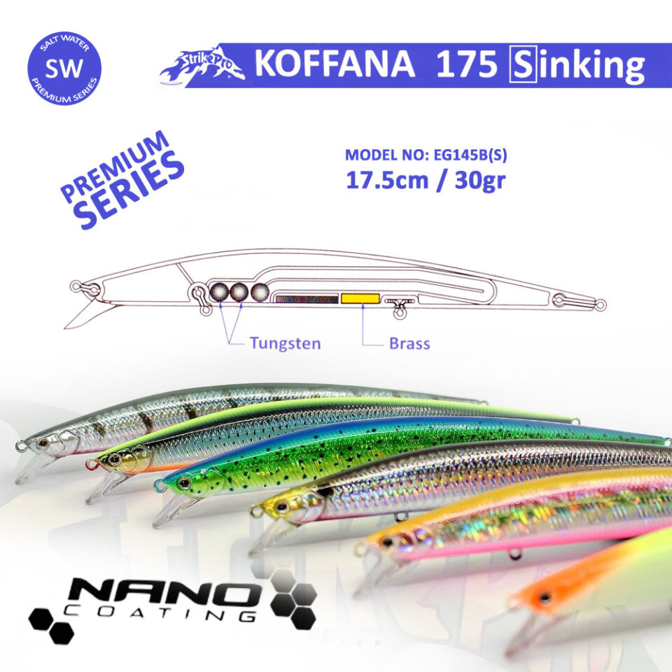 Strike Pro Koffana 175S 17.5 Cm 30 Gr Maket Yem