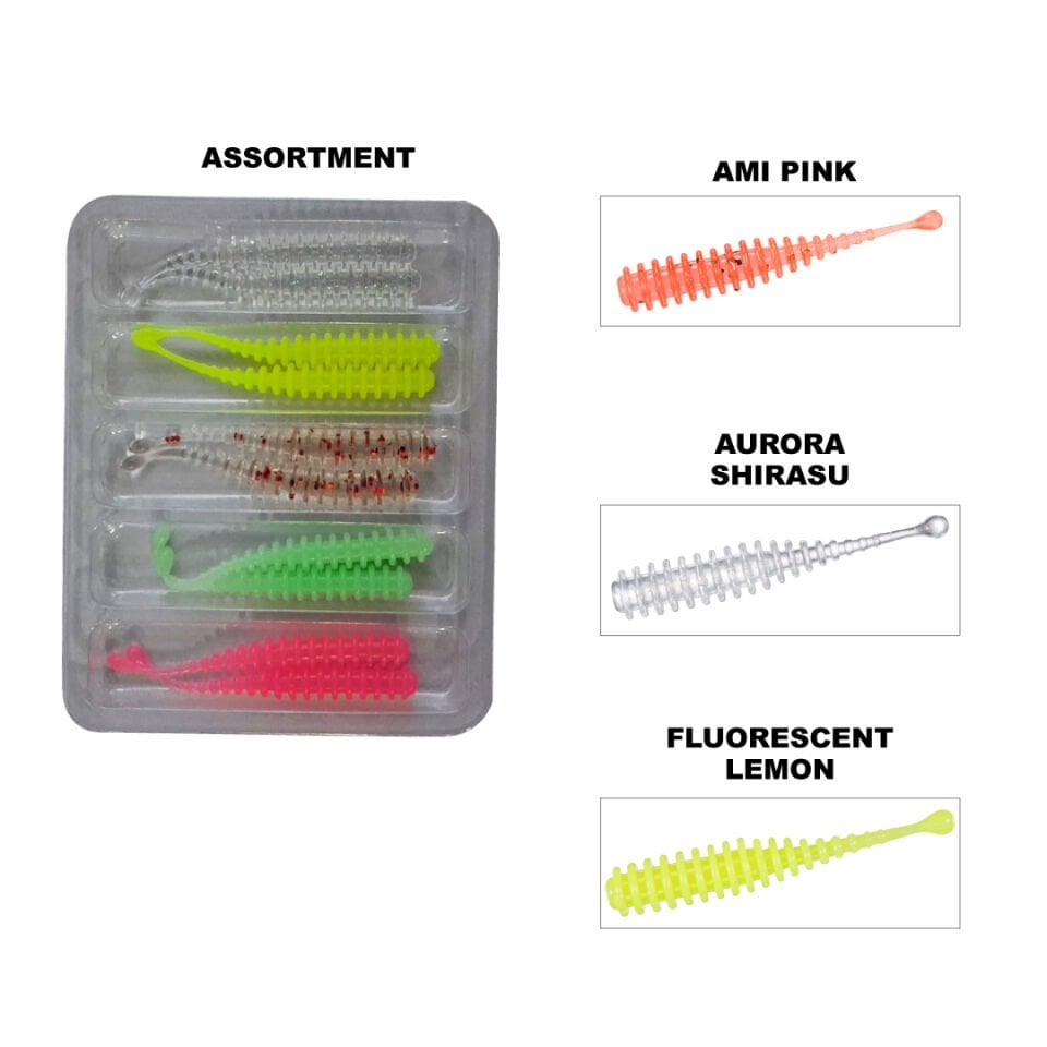 Daiwa Aji Hunter Worm 4 Cm Lrf Silikonu (10 Adet)