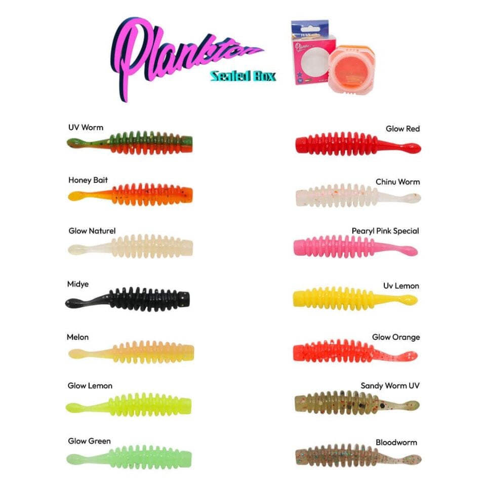 Hanfish Plankton 3 Cm Sızdırmaz Kutulu Lrf Silikon Yem