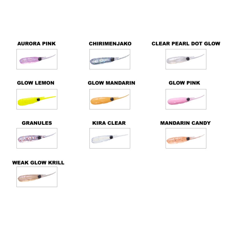Daiwa Gekkabijin Chibi Dart 1.5'' LRF Silikonu