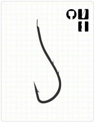 Fudo 2901 Ryusen Çift Tırnak Black Nikel İğne