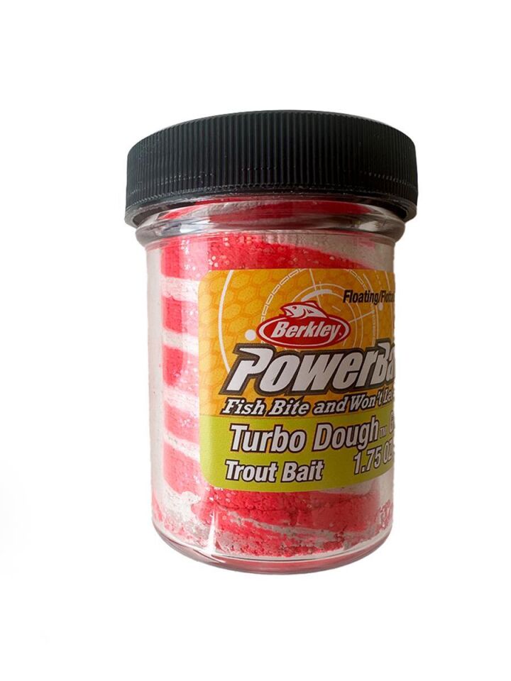 Berkley Powerbait Glow Trout Bait Glow-Fl Red-White Sahte Yem