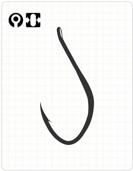 Fudo 2501 Shin Aji W/Ring Delikli Black Nikel İğne