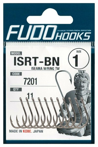 Fudo 7201 Iseama W/Ring Black Nikel Delikli İğne
