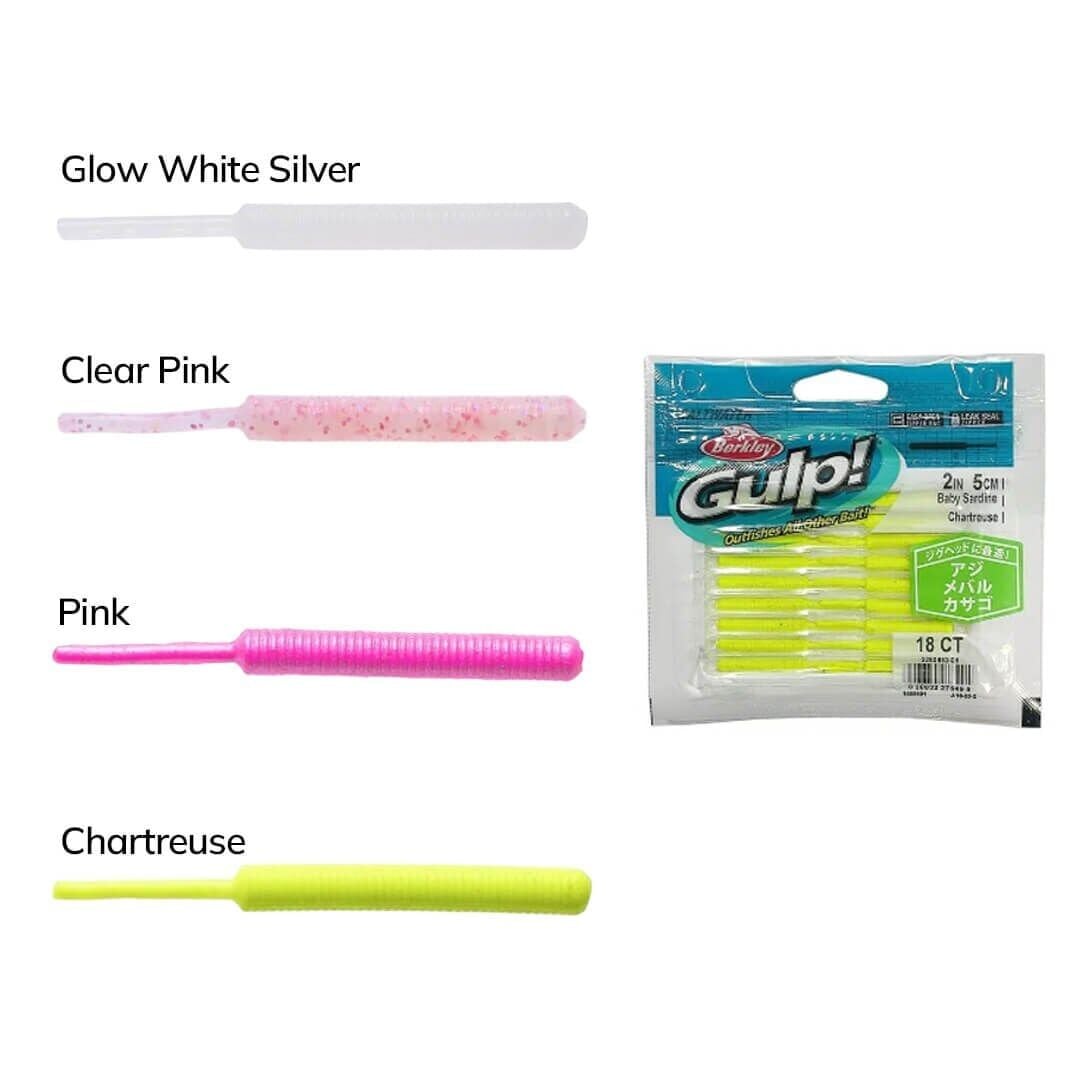 Berkley Gulp Saltwater Baby Sardine 5 cm 18 pcs Lrf Silikon Yem