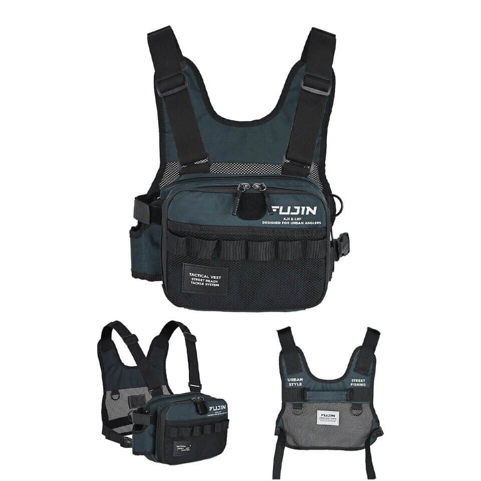 Fujin Tactical Vest Brown Camo Balıkçı Çantası