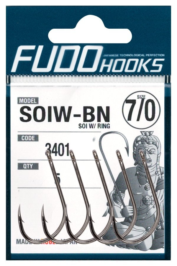 Fudo 3401 Soi W/Ring Delikli Black Nikel İğne