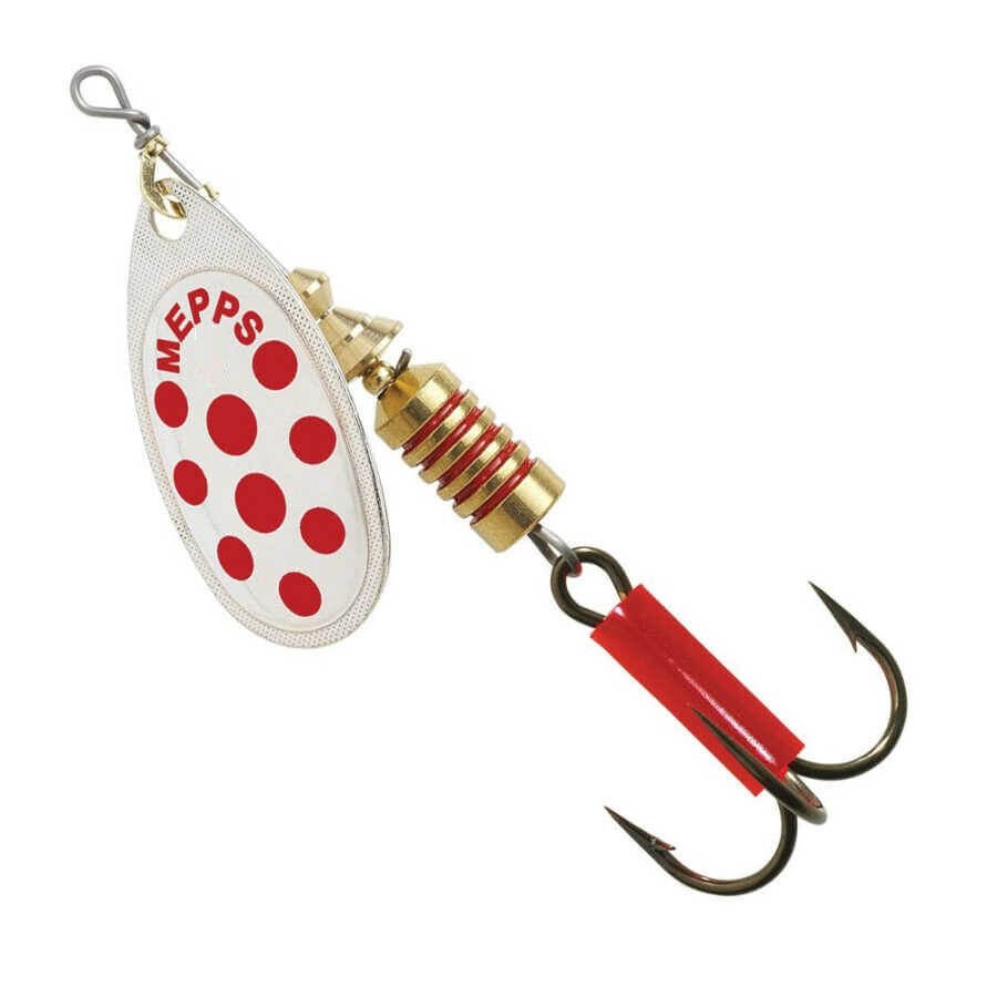 Mepps Aglia Olta Kaşığı Beyaz/Kırmızı No: 2