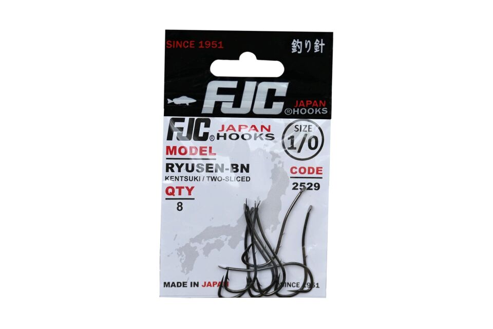 FJC Ryusen Two Sliced 2529 Black Nikel Olta İğnesi