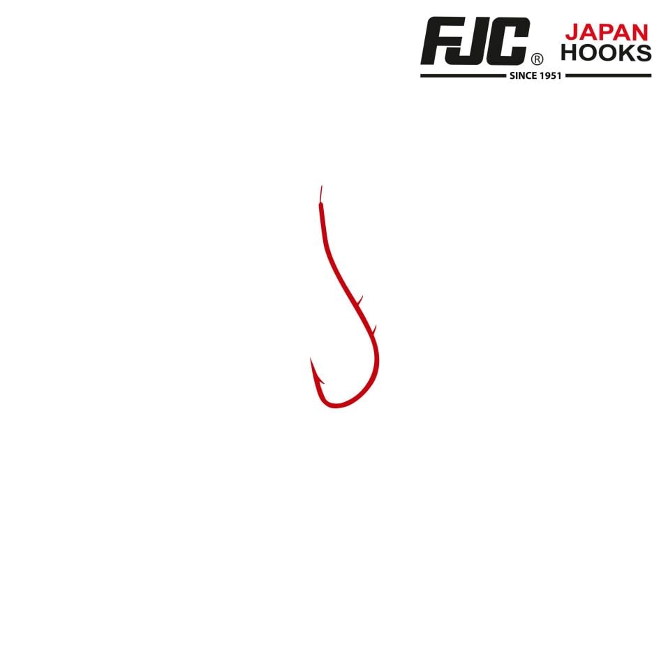 FJC Ryusen Two Sliced 2529 Red (Kırmızı) Olta İğnesi