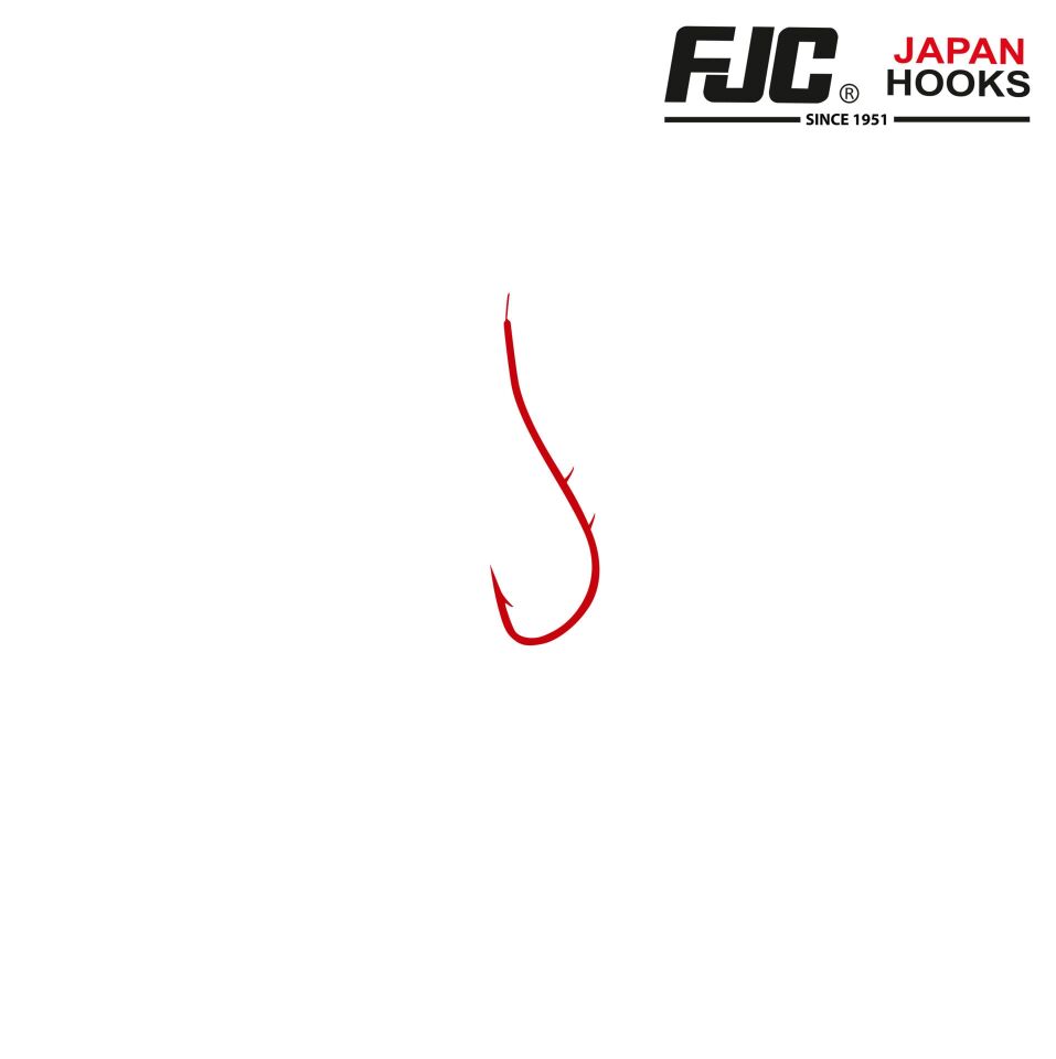 FJC Ryusen Two Sliced 2529 Red (Kırmızı) Olta İğnesi