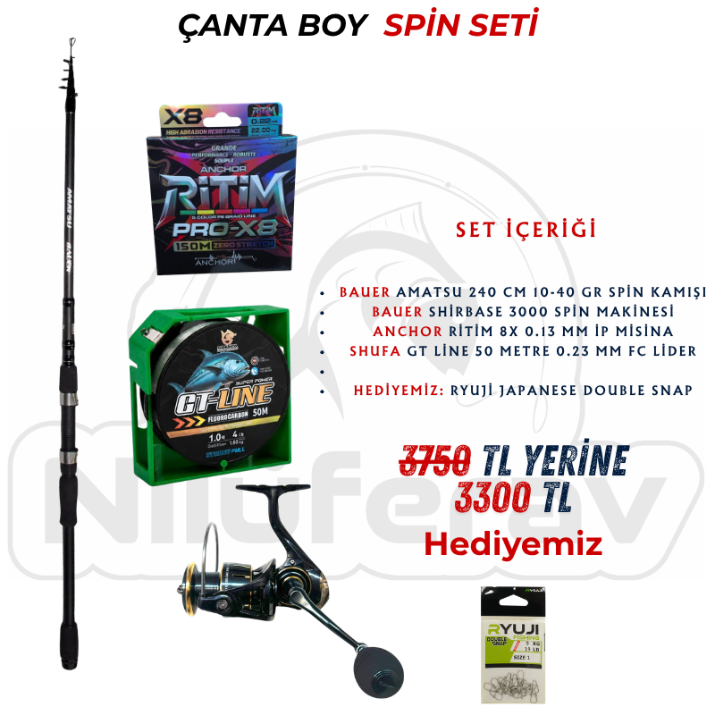 Çanta Boy Spin Seti