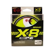 Captain X8 Power PE 8 Örgü İp Misina 150 Metre Lemon Yellow