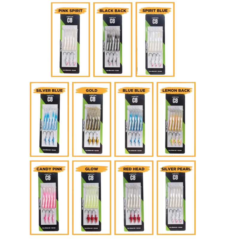 Caretta C8 10 cm 10 gr Silikon Yem